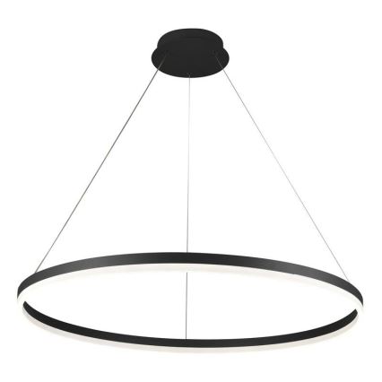 Brilagi - LED Dimmelhető csillár zsinóron CIRCLE LED/55W/230V 3000-6500K fekete + távirányítás