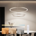 Brilagi - LED dimmelhető drótkábeles csillár PORTOFINO LED/98W/230V 3000-6000K átm. 80 cm bézs + távirányító