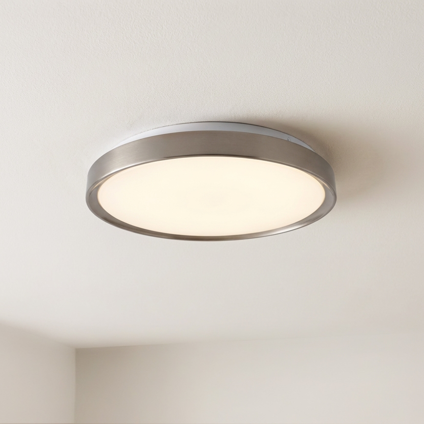 Brilagi - FANCIA LED dimmelhető mennyezeti lámpatest LED/48W/230V 3000-6500K átm. 39 cm ezüstszínű + távirányítóval