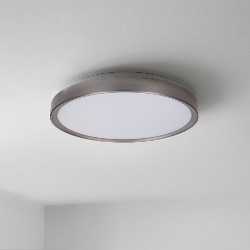 Brilagi - FANCIA LED dimmelhető mennyezeti lámpatest LED/48W/230V 3000-6500K átm. 39 cm ezüstszínű + távirányítóval