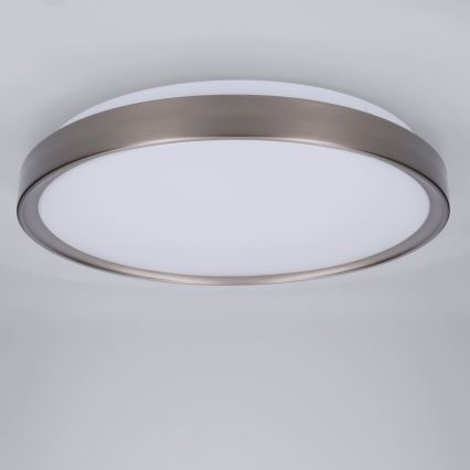 Brilagi - FANCIA LED dimmelhető mennyezeti lámpatest LED/48W/230V 3000-6500K átm. 39 cm ezüstszínű + távirányítóval
