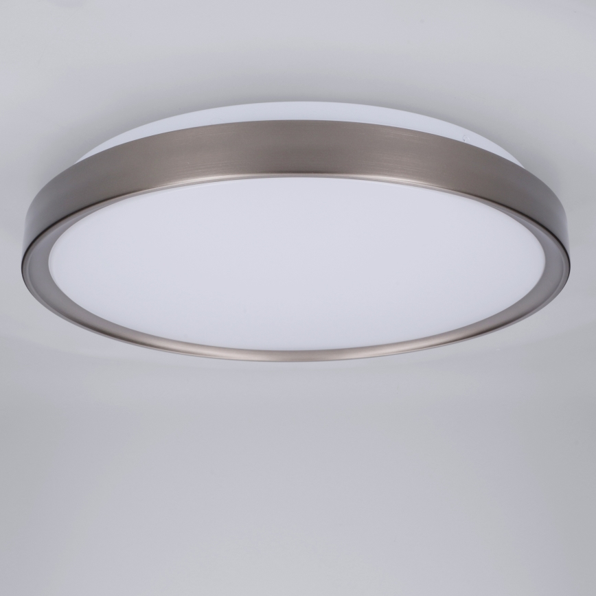 Brilagi - FANCIA LED dimmelhető mennyezeti lámpatest LED/48W/230V 3000-6500K átm. 39 cm ezüstszínű + távirányítóval