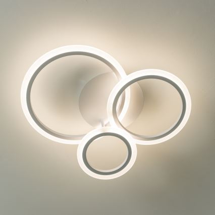 Brilagi - LED Dimmelhető felületre szerelhető csillár ORBITS LED/40W/230V 3000-6500K fehér + távirányítás