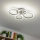 Brilagi - LED Dimmelhető felületre szerelhető csillár ORBITS LED/50W/230V 3000-6500K antracit + távirányítás