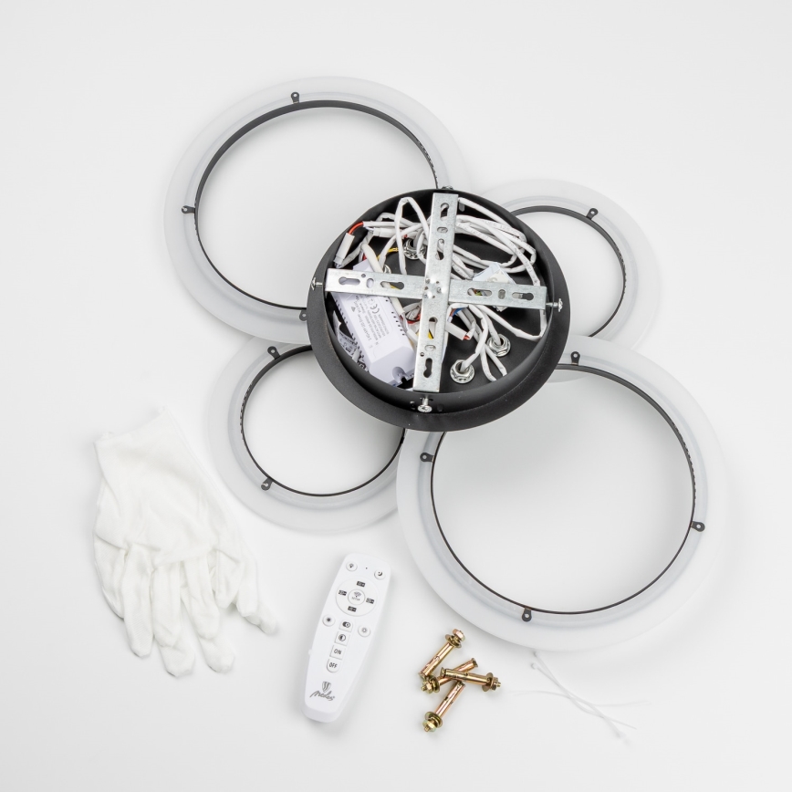 Brilagi - LED Dimmelhető felületre szerelhető csillár ORBITS LED/50W/230V 3000-6500K + távirányítás