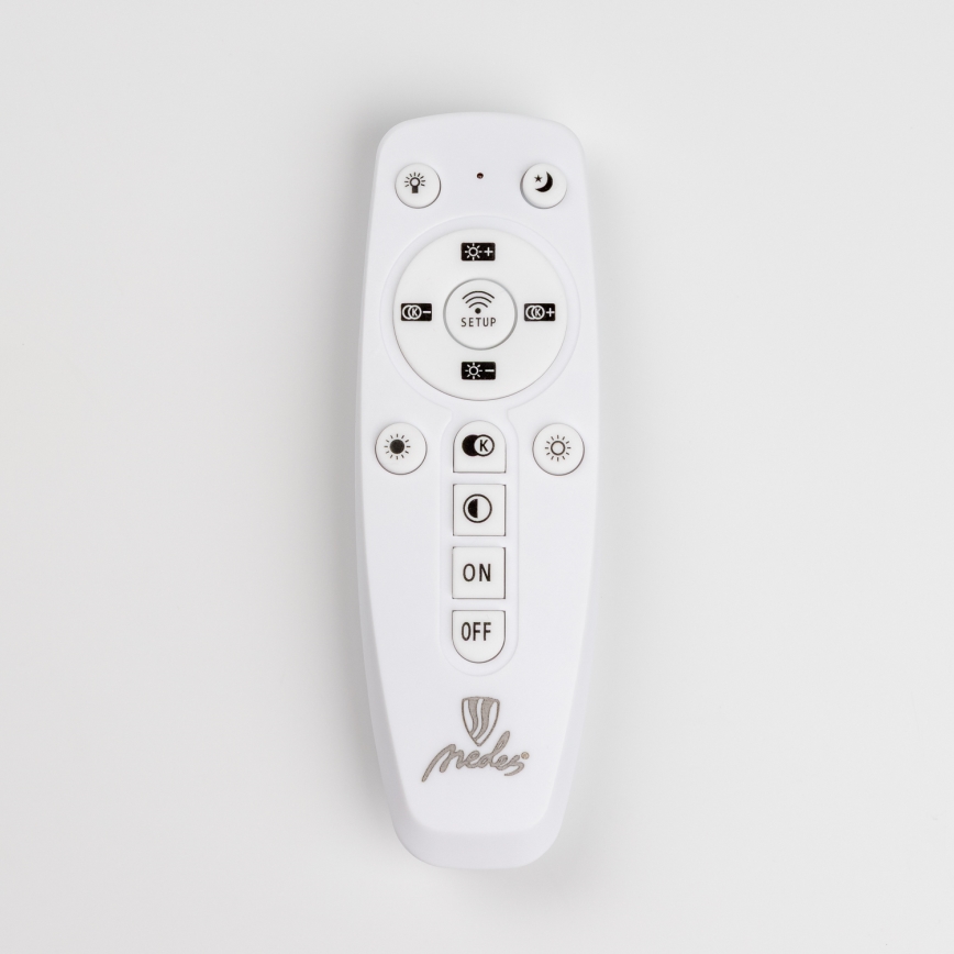 Brilagi - LED Dimmelhető felületre szerelhető csillár ORBITS LED/85W/230V 3000-6500K antracit + távirányítás