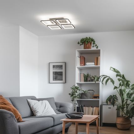 Brilagi - LED Dimmelhető felületre szerelhető csillár SQUARED LED/85W/230V 3000-6500K + távirányítás