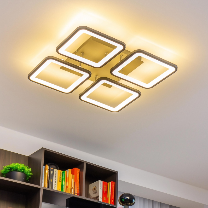Brilagi - LED Dimmelhető felületre szerelhető csillár SQUARED LED/85W/230V 3000-6500K + távirányítás