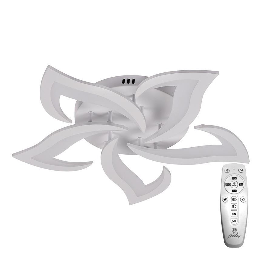 Brilagi - LED Dimmelhető felületre szerelhető csillár TWIST LED/55W/230V 3000-6500K fehér + távirányítás