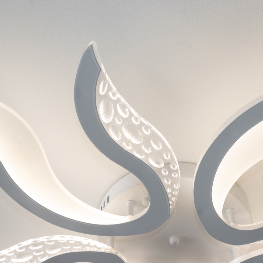 Brilagi - LED Dimmelhető felületre szerelhető csillár TWIST LED/65W/230V 3000-6500K fehér + távirányítás