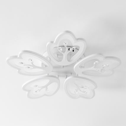 Brilagi - LED Dimmelhető felületre szerelhető csillár TWIST LED/80W/230V 3000-6500K fehér + távirányítás