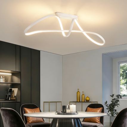 Brilagi - Dimmelhető, felületre szerelhető LED csillár TWISTER LED/60W/230V 3000-6000K fehér + távirányító