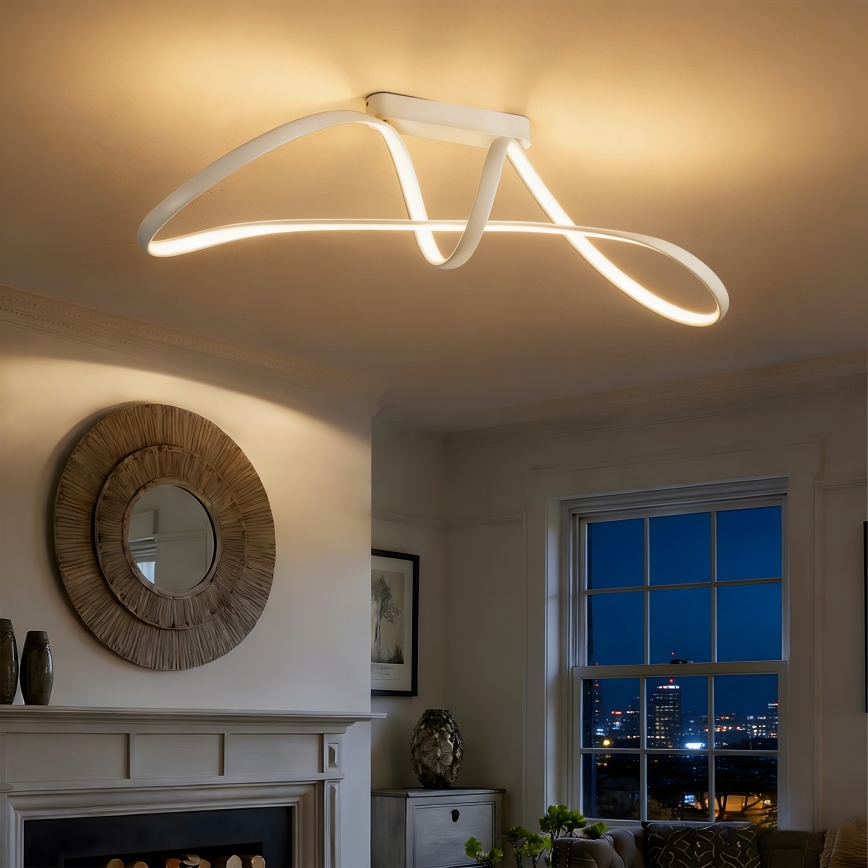 Brilagi - Dimmelhető, felületre szerelhető LED csillár TWISTER LED/60W/230V 3000-6000K fehér + távirányító