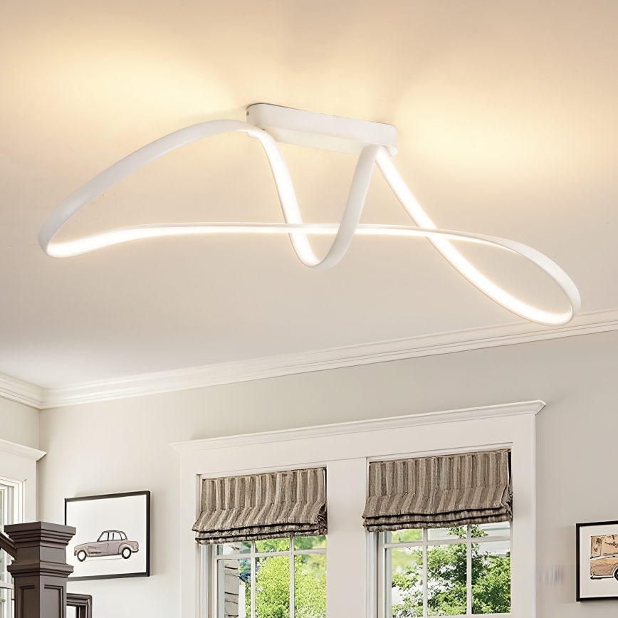 Brilagi - Dimmelhető, felületre szerelhető LED csillár TWISTER LED/60W/230V 3000-6000K fehér + távirányító