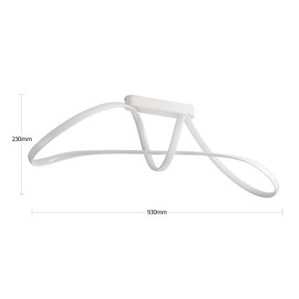 Brilagi - Dimmelhető, felületre szerelhető LED csillár TWISTER LED/60W/230V 3000-6000K fehér + távirányító