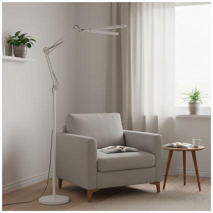 Brilagi - LED dimmelhető rugalmas állólámpa VARIO LED/14W/230V 3000-6000K 157 cm fehér