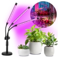 BRILAGI - LED Dimmelhető flexibilis asztali lámpa növények termesztésére VITABLOOM 3xLED/10W/230V fekete
