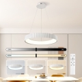 Brilagi - LED dimmelhető függeszték kábelen FALCON MODERN LED/54W/230V átm. 60 cm fehér + távirányítóval