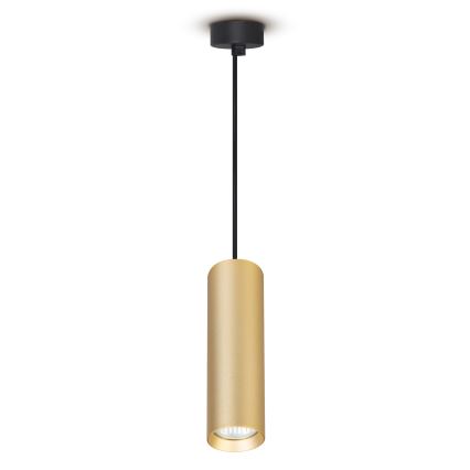 Brilagi - dimmelhető LED RGBW zsinóros függeszték SELE 1xGU10/4,8W/230V 3000K fekete/arany + távirányító