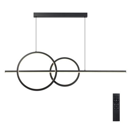 BRILAGI - LED fényerőszabályozható kábeles függőlámpa SIGNATURE LED/53W/230V 3000-6000K 120 cm fekete + távirányító