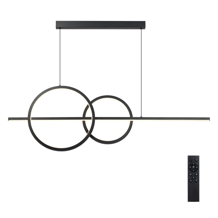 BRILAGI - LED fényerőszabályozható kábeles függőlámpa SIGNATURE LED/53W/230V 3000-6000K 120 cm fekete + távirányító