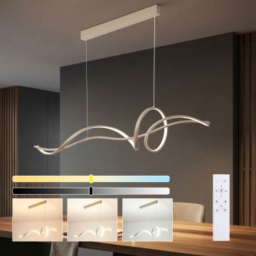 Brilagi - LED dimmelhető függeszték kábelen SIGNATURE LED/55W/230V 3000-6000K 120x23 cm bézs + távirányító