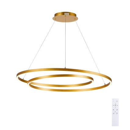 Brilagi - TWISTER LED dimmelhető függeszték kábelen LED/105W/230V 3000–6000K, Ø 100 cm, arany + távirányító