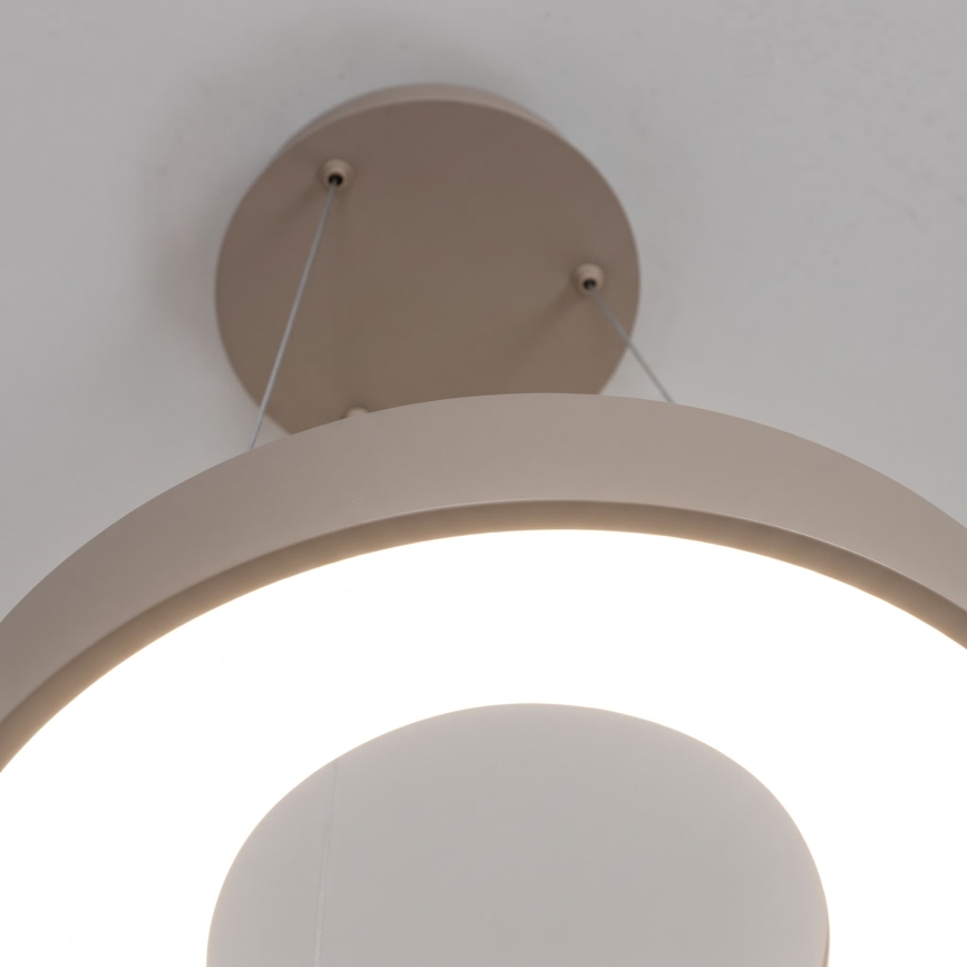 BRILAGI - LED fényerőszabályozható függeszték kábelen FALCON II LED/67W/230V 3000-6500K átm. 40 cm bézs + távirányító