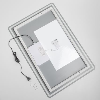 Brilagi - BELLA LED/19W/230V fürdőszobai fűthető tükör 60x90 cm IP44 CRI 90 dimmelhető + CCT