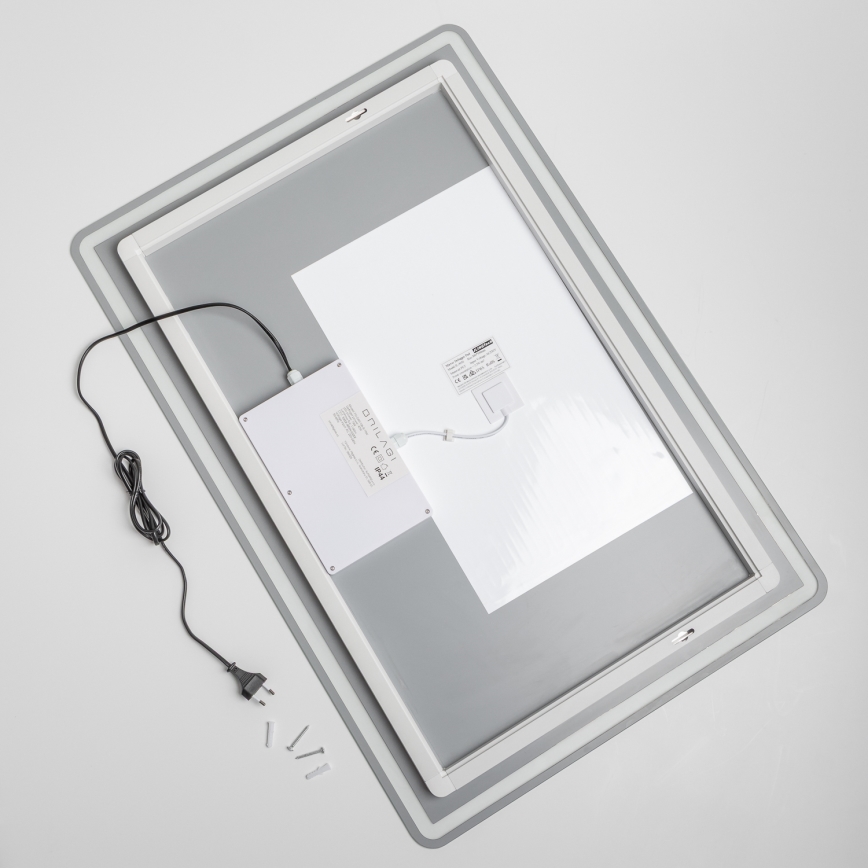 Brilagi - BELLA LED/19W/230V fürdőszobai fűthető tükör 60x90 cm IP44 CRI 90 dimmelhető + CCT