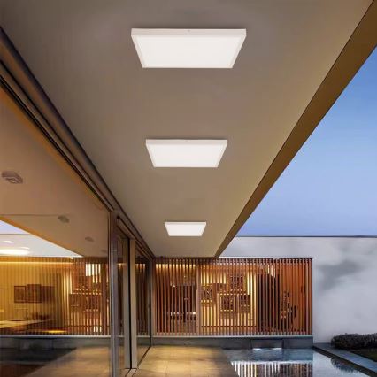 Brilagi - LED Dimmelhető fürdőszobai mennyezeti lámpa  FRAME SMART LED/50W/230V 60x60 cm 3000-6000K IP44 fehér + távirányító