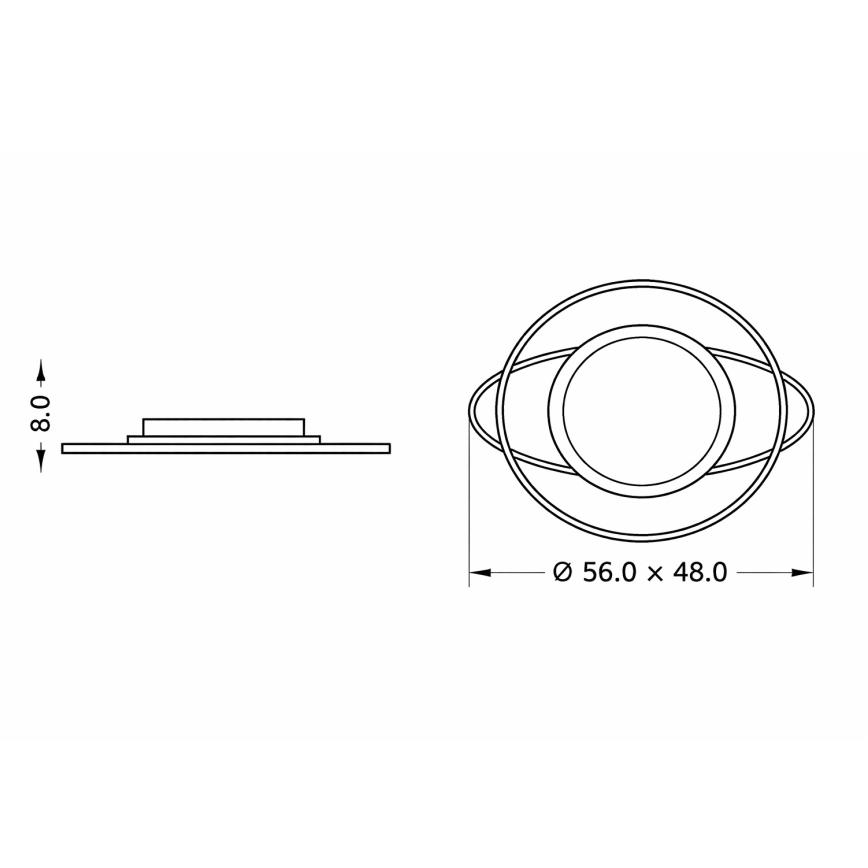 Brilagi - dimmelhető LED gyermek mennyezeti lámpatest ASTRO LED/68W/230V 3000-6000K + távirányító