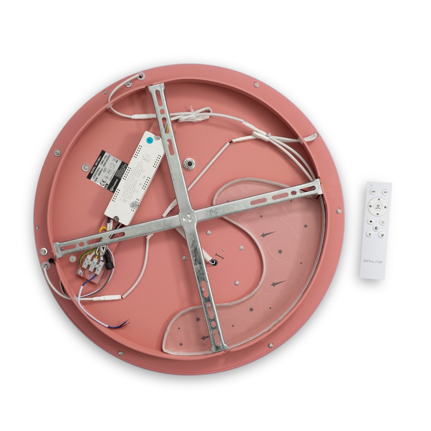 Brilagi - LED fényerőszabályozható gyerekszoba mennyezeti lámpa BUNNY LED/83W/230V 3000-6000K átmérő 49 cm + távirányító