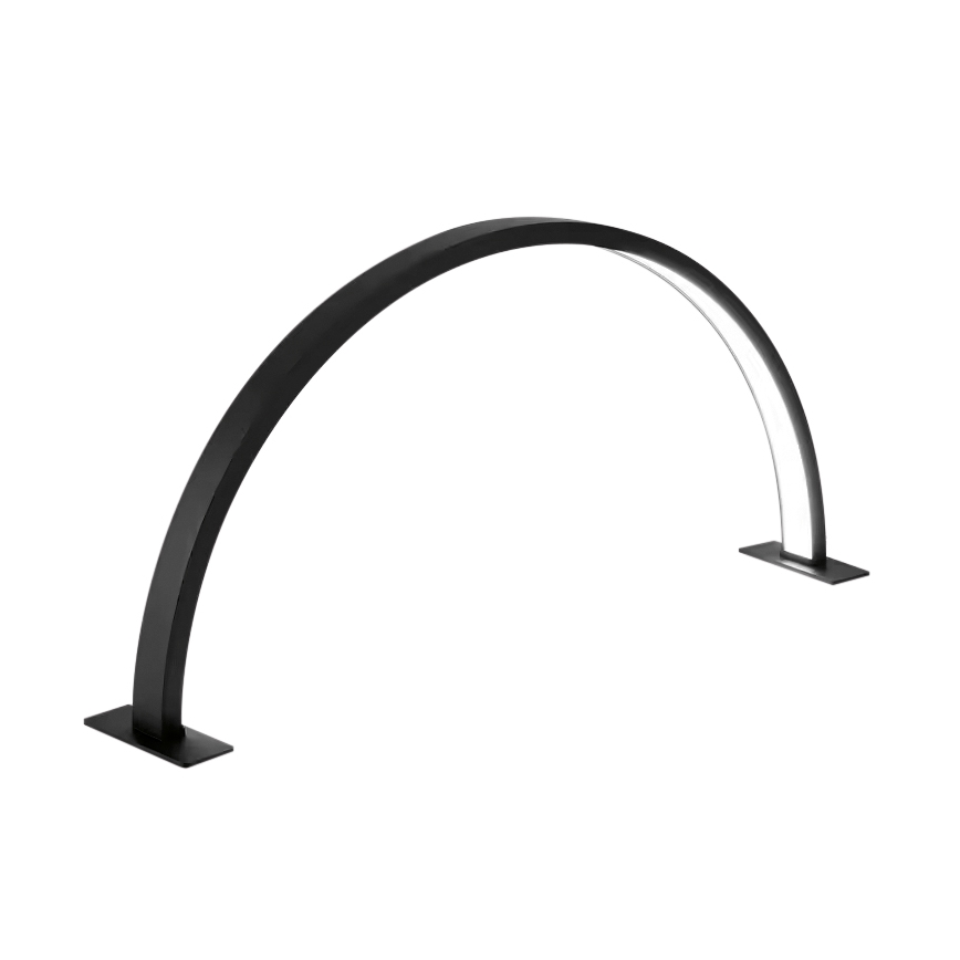 Brilagi - fényerőszabályozható LED íves asztali lámpa RADIO LED/30W/24/230V 3000/4000/6500K fekete