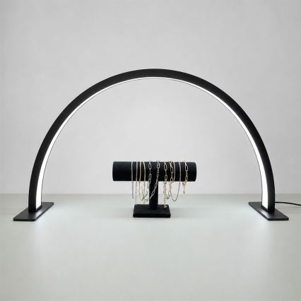 Brilagi - fényerőszabályozható LED íves asztali lámpa RADIO LED/30W/24/230V 3000/4000/6500K fekete