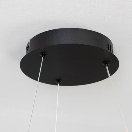 Brilagi - LED fényerőszabályozható függőlámpa kábelen FALCON II LED/67W/230V 3000-6500K átm. 40 cm fekete + távirányítóval