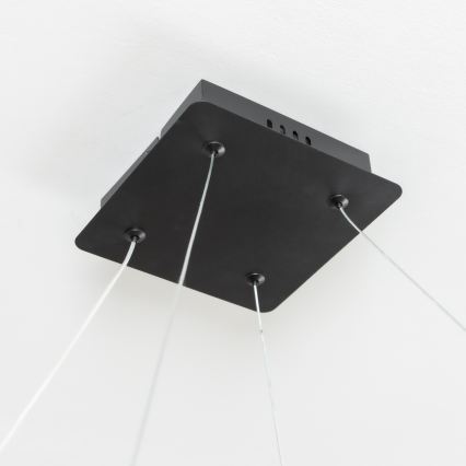 Brilagi - Fényerőszabályozható LED függeszték kábelen FALCON SLIM LED/50W/230V 3000-6500K 50x50 cm fekete + távirányító