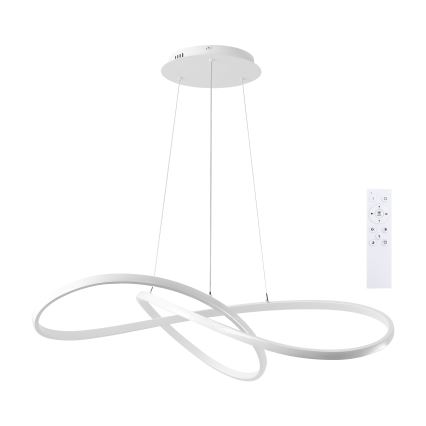 Brilagi - INFINITY dimmelhető LED függőlámpa kábelen LED/80W/230V 3000-6000K 80x80 cm fehér + távirányító