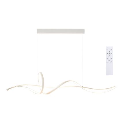 Brilagi - LED fényerőszabályozható kábeles csillár SIGNATURE LED/55W/230V 3000-6000K 120x23 cm fehér + távirányító