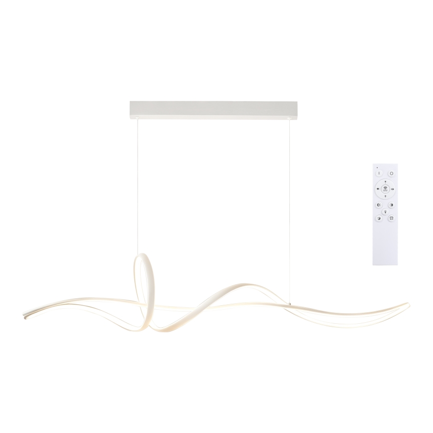 Brilagi - LED fényerőszabályozható kábeles csillár SIGNATURE LED/55W/230V 3000-6000K 120x23 cm fehér + távirányító