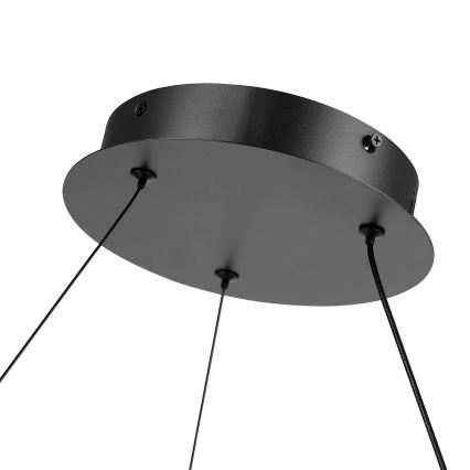 Brilagi - TWISTER LED dimmelhető kábeles függeszték LED/105W/230V 3000–6000K, Ø 100 cm, fekete + távirányítóval