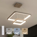 BRILAGI - LED dimmelhető kábeles függeszték FALCON SLIM LED/78W/230V 3000-6500K 50x50 cm bézs + távirányító