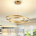 Brilagi - LED dimmelhető kábeles függeszték TWISTER LED/75W/230V 3000-6000K átm. 70 cm arany + távirányító