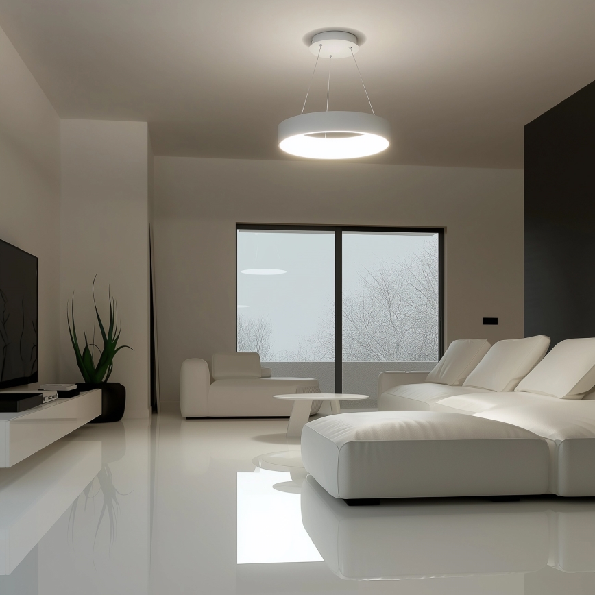 Brilagi - LED dimmelhető függőlámpa kábelre szerelt FALCON LED/40W/230V 3000-6500K átm. 45 cm fehér + távirányító