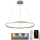 Brilagi - LED Dimmelhető kábelre függesztett csillár CIRCLE LED/55W/230V 3000-6500K átm. 80 cm fehér + távirányító