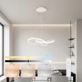 Brilagi - LED dimmelhető kábelre függesztett csillár INFINITY LED/55W/230V 3000-6000K 50x50 cm fehér + távirányító