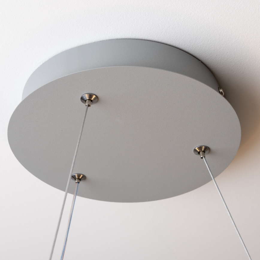 Brilagi - LED dimmelhető függeszték kábelen FALCON LED/80W/230V 3000–6500K átm. 60 cm szürke + távirányító
