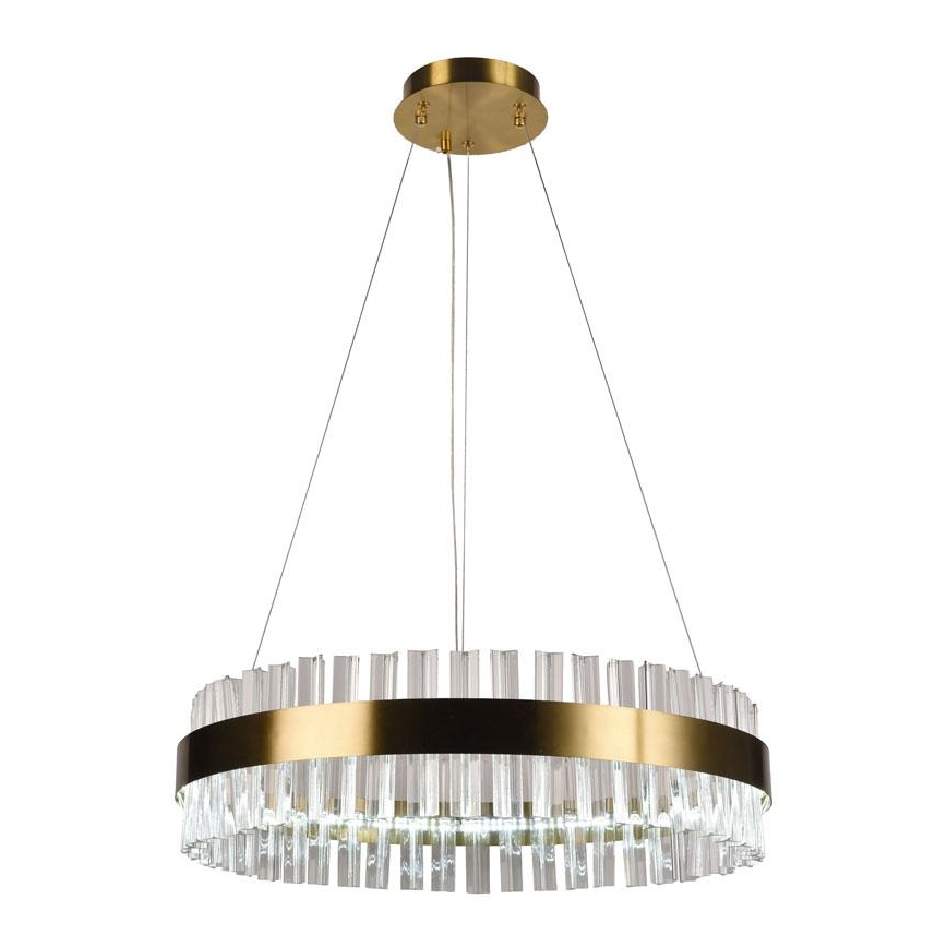 Brilagi - LED dimmelhető kristály függőcsillár zsinóron HALO LED/40W/230V 3000-6500K átm. 60 cm + távirányító