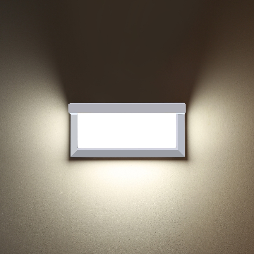 Brilagi - LED dimmelhető kültéri fali lámpatest BRICKY 1xE27/6W/230V 2700-6500K IP54 fehér