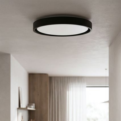 Brilagi - Dimmelhető LED mennyezeti lámpatest MATTEO LED/48W/230V 3000-6500K átm. 41 cm fekete + távirányító